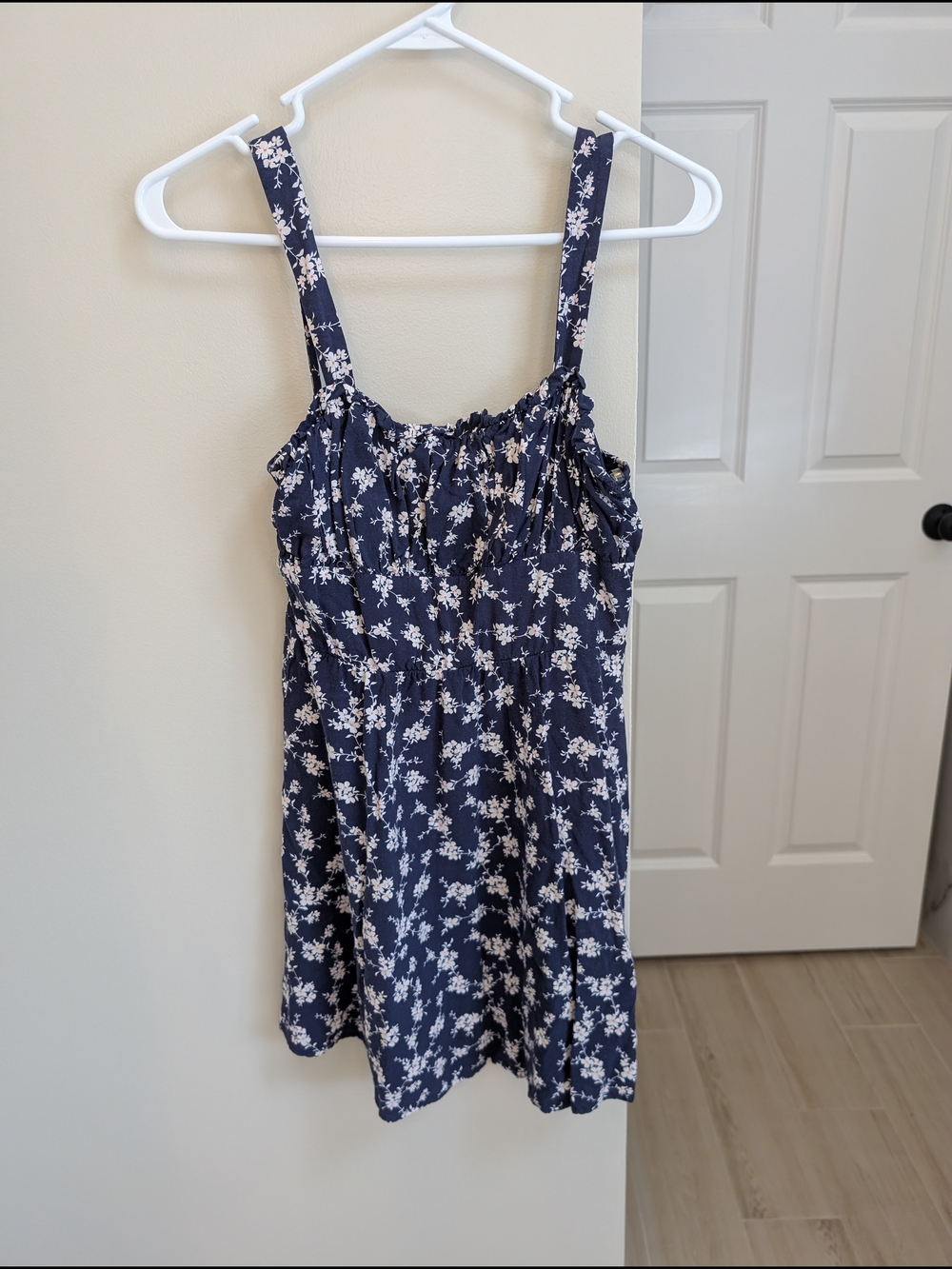 Trixxi Navy and White Floral Mini Dress